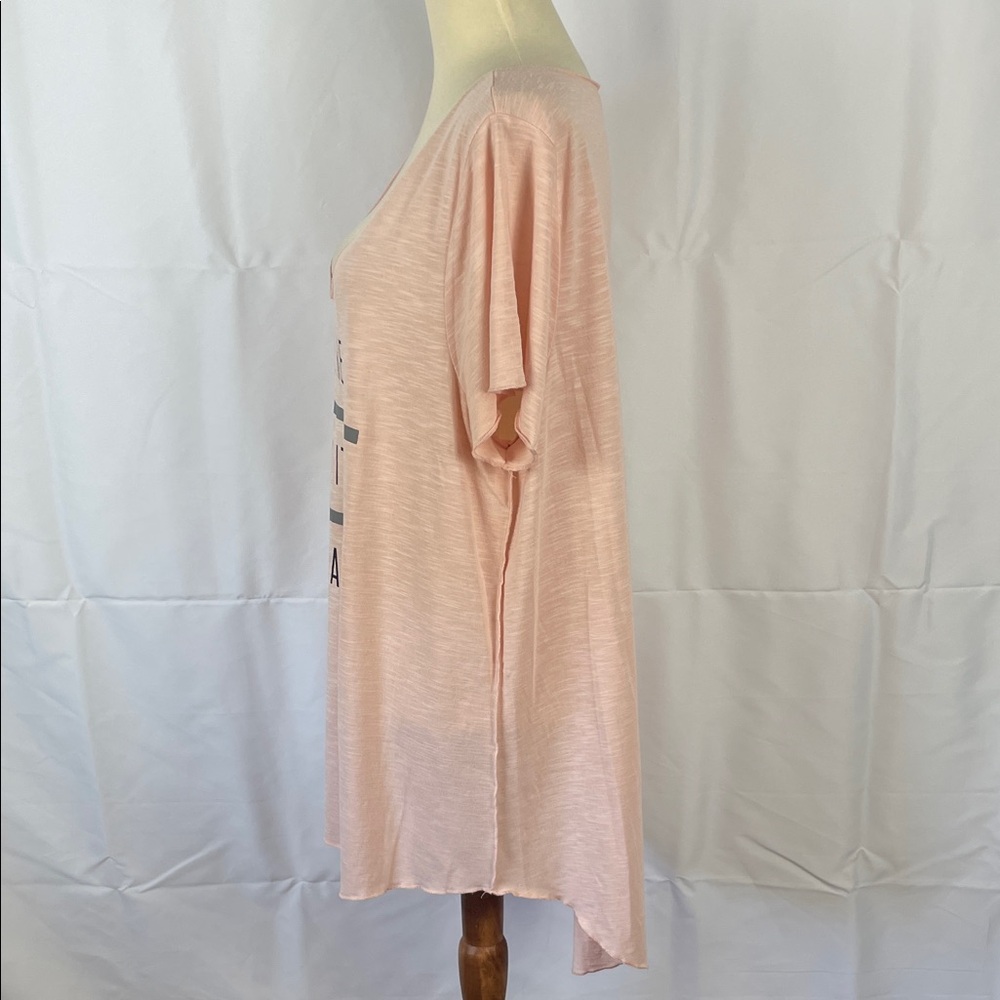 Torrid Blush Pink Graphic "Wake Me When It's Friday" Top - Size 2X - Picture 4 of 12